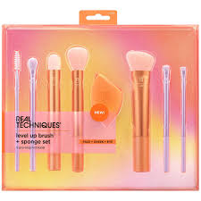 real techniques level up brush and sponge set
