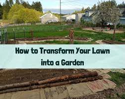 Transform Your Lawn Into A Garden