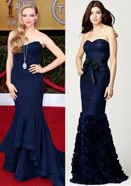 is navy the new red carpet black