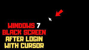 how to fix black screen after login on