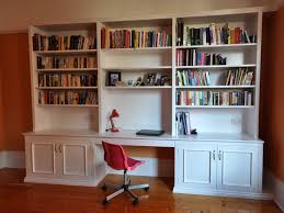 Desk with drawers and file cubby slots. Bookcase Desk Bookshelves Built In Built In Bookcase Home