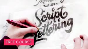 mastering script lettering free