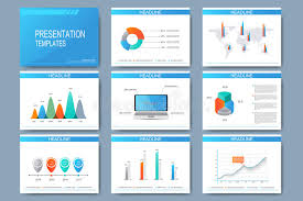 Set Of Vector Templates For Presentation Slides Modern