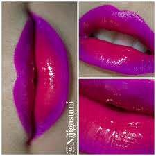 edgy hot pink ombre lip how to