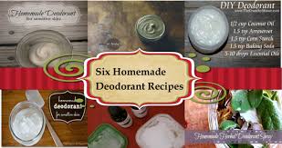 six homemade deodorant recipes