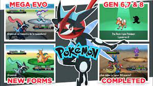 Completed Pokemon NDS Rom Hack With Gen 8, Mega Evolution, Ash Greninja &  New Forms! (2021) - YouTube