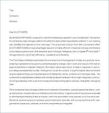 Business Proposal Cover Letter Sales Template Iinan Co