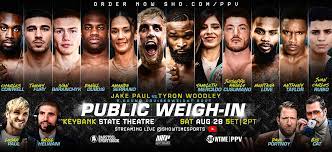 Maybe you would like to learn more about one of these? Jake Paul Vs Tyron Woodley Live Weigh In Playhouse Square