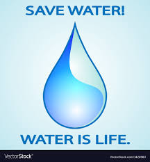 save water royalty free vector image