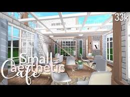 Welcome to bloxburg 11k modern cafe (no gamepasses!) these pictures of this page are about. Bloxburg Small Aesthetic Cafe 33k Youtube Cafe House House Layouts Beautiful House Plans
