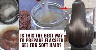diy flax seed gel for nourishing and
