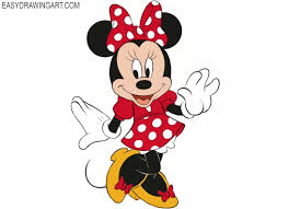 how to draw minnie mouse easy drawing art