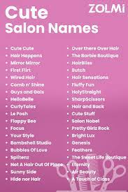 53 cute salon name ideas find the
