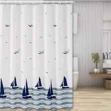 shower curtain washable polyester