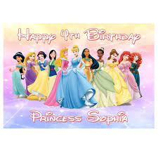 princess birthday banner personalized