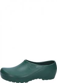 Green Pu Shoe With A Removable Cork Footbed