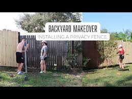 Installing A Privacy Fence Yard Clean