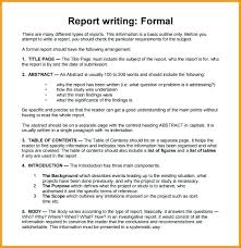 Format For Training Report Writing Template Police Technical