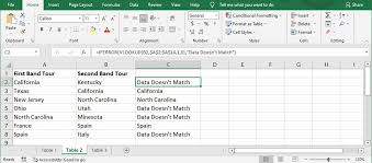 how to compare two columns in excel 7