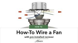 how to wire a ceiling fan you