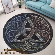 viking round carpet the celtic trinity