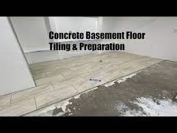 Concrete Basement Floor Tiling