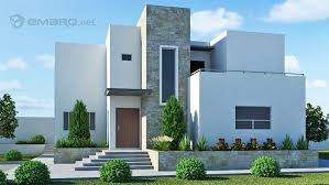 Esta fachada de casa con 2 terrazas utiliza todo el espacio que tiene disponible. Fachadas De Casas Modernas Bonitas Disenos E Ideas Emarq Net