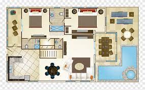 Spa Floor Plan Villa Bedroom House