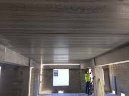 finishing precast hollow core ceilings