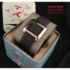 Beli jam tangan wanita online berkualitas dengan harga murah terbaru 2021 di tokopedia! Jam Tangan Fossil Wanita Fossil Digital Original Strap Leather Free Bubble Wrap Shopee Indonesia