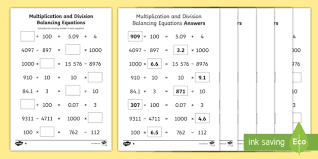 uks2 multiplication and division
