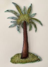 Palm Tree Tropical Decor Metal Palm