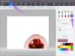 how to change background color in paint 3d