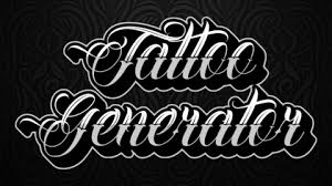 lettering tattoo font generator text