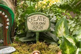 Personalized Fairy Garden Sign
