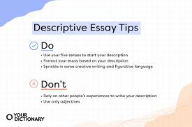 how to write a solid descriptive essay