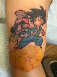 See more ideas about z tattoo, dragon ball, dragon ball z. Shannon Goku Meets Chichi Dragon Ball Z Gold Stripe Tattoo