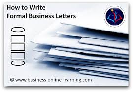 In terms of structure, formal letters are straightforward. Structure Of A Formal Business Letter