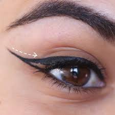 how to do winged eyeliner slashed beauty