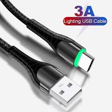 Led Lighting Type C Micro Usb Cable 3a Fast Charging Charger Usb C Micro Usb Cable For Samsung Xiaomi Mobile Phone Wire Cord Mobile Phone Cables Aliexpress