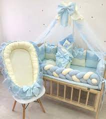 royal luxury blue nursery bedding baby