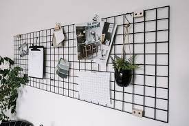 Diy Metal Wall Grid For The Home