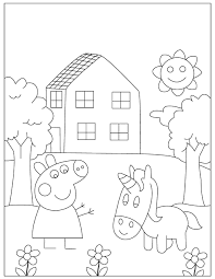 Peppa pig is a british cartoon tv series for preschool children, beginning in 2004. Free Peppa Pig Coloring Pages For Download Printable Pdf Verbnow