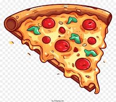 cartoon pizza slice