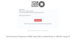 send dynamic responsive html page file