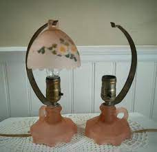 Satin Glass Boudoir Finger Lamp