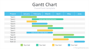 Gantt Chart Powerpoint Template Templateswise Com
