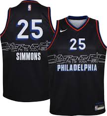 Having won the most championships of any team in the nba, the boston celtics will wear a jersey designed to resemble the many championship banners that hang above the court at td garden. Nike Youth 2020 21 City Edition Philadelphia 76ers Ben Simmons 25 Dri Fit Swingman Jersey Dick S Sporting Goods
