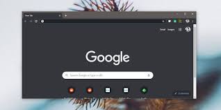 bookmarks bar from the new tab page