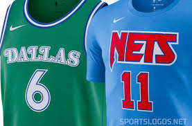 Mavs Green Nets Tie Dyes Highlight Nba S Throwback Jerseys In 2021 Sportslogos Net News